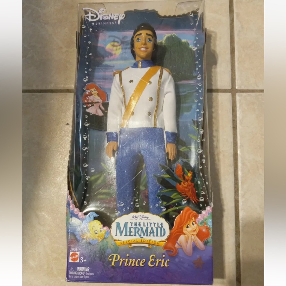Vintage Disney The Little Mermaid Special Edition Prince Eric doll